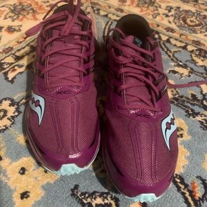 Purple Cross country spike sneakers